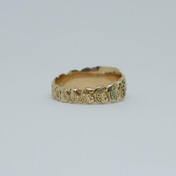 Bague émaillée