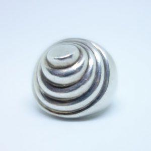 BAGUE ARGENT ESCARGOT