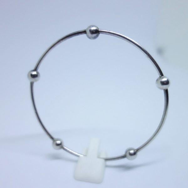 bracelet boules en argent