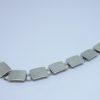 maillon carré bracelet argent vintage