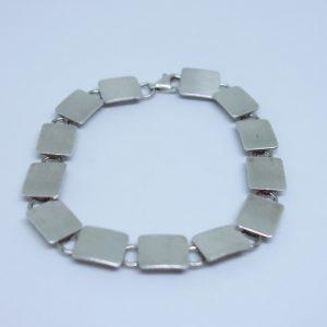 BRACELET ARGENT MAILLON CARRE