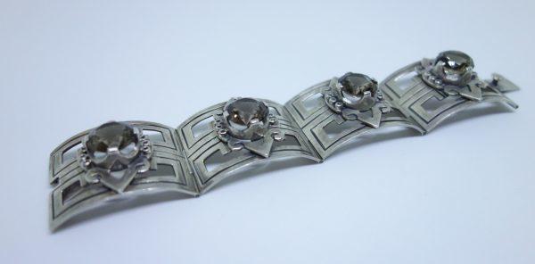 bracelet argent mexicain vintage