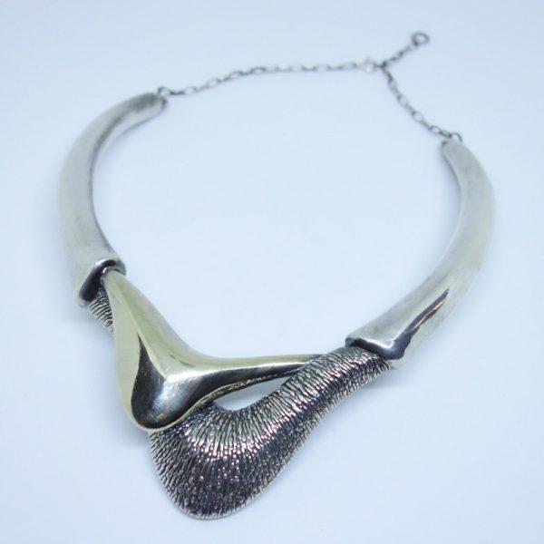 collier argent vintage