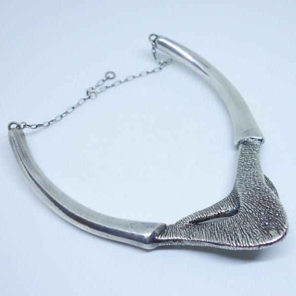 collier argent vintage