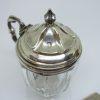 moutardier cristal et argent