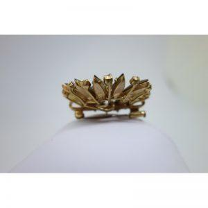 broche strass ancienne