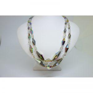 collier ancien deux rangs