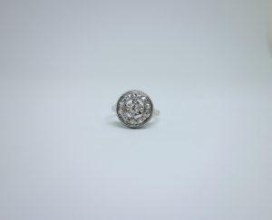bague ronde en or art déco