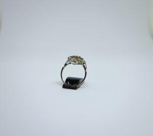 bague or et citrine