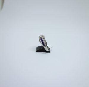 bague platine art déco avec diamants