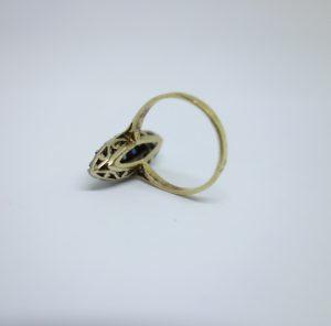 bague marquise en or