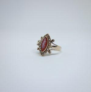 bague camée agate