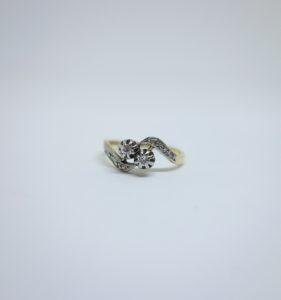 bague toi et moi en or
