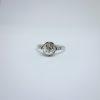 bague solitaire en platine
