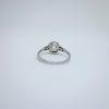 bague solitaire en platine
