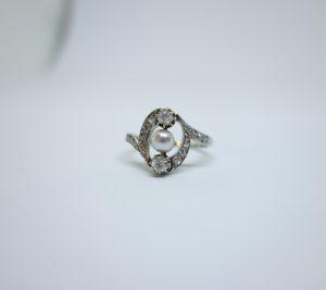 bague or gris 1900