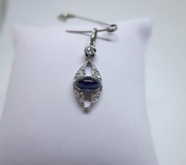 pendentif en platine et diamants