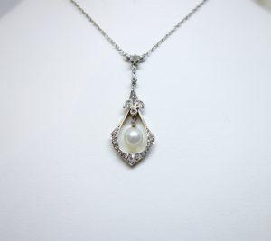 collier or art nouveau