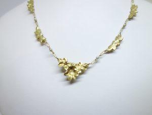 collier or art nouveau