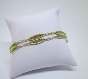bracelet or filigrané