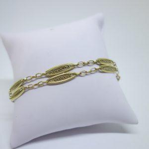 bracelet or filigrané