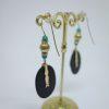 rare paire de boucles d'oreilles en or 1900