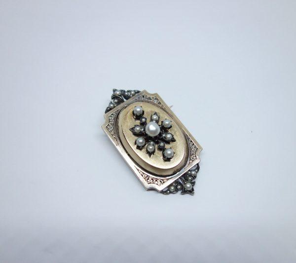 broche pendentif or 1840