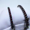 bracelet pomponne et grenats