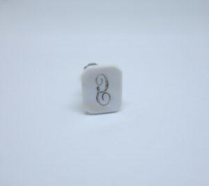cachet en agate et or rose
