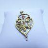 pendentif or art nouveau