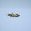 pendentif or rose et perle de culture