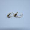 boucles d'oreilles or bicolore