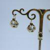boucles d'oreilles or bicolore