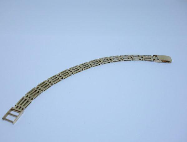 bracelet or maillon grille 1930