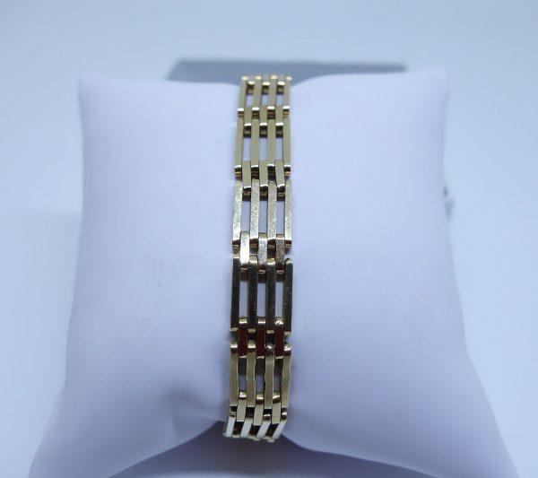 bracelet or maillon grille 1930