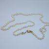 collier fermoir or et chute de perles de culture