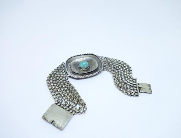 bracelet argent signé perli 1930