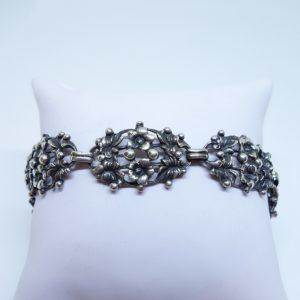 bracelet argent époque art nouveau