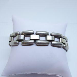 bracelet argent art déco