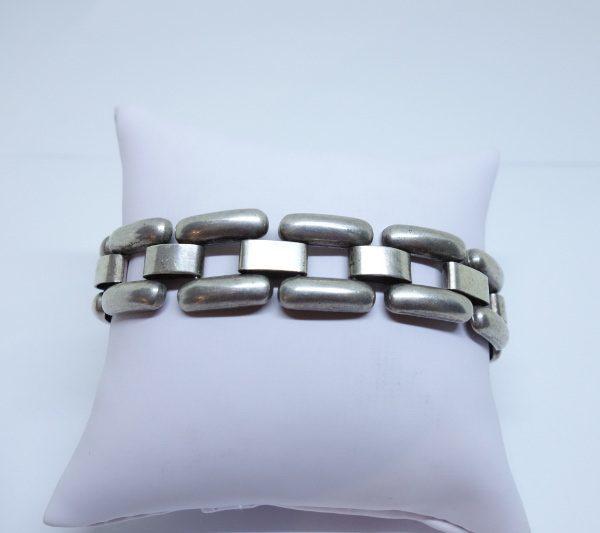 bracelet argent art déco