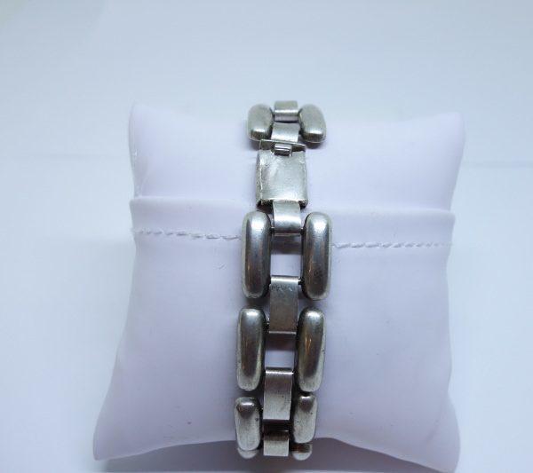 bracelet argent art déco