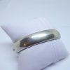 bracelet argent motif de feuilles