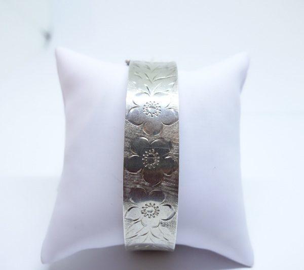 bracelet argent anglais 1975