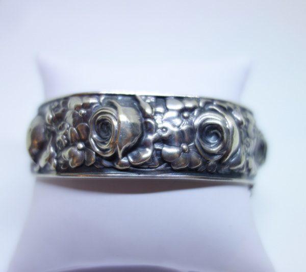 bracelet argent art nouveau