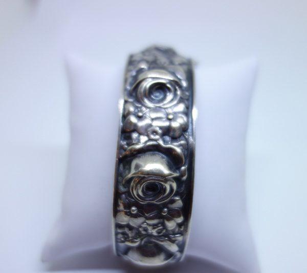 bracelet argent rare modèle art nouveau