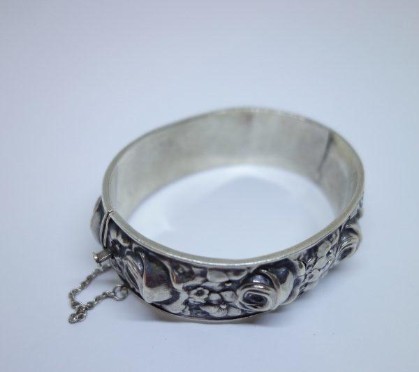 bracelet rare argent art nouveau