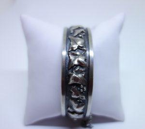 bracelet argent motif art nouveau