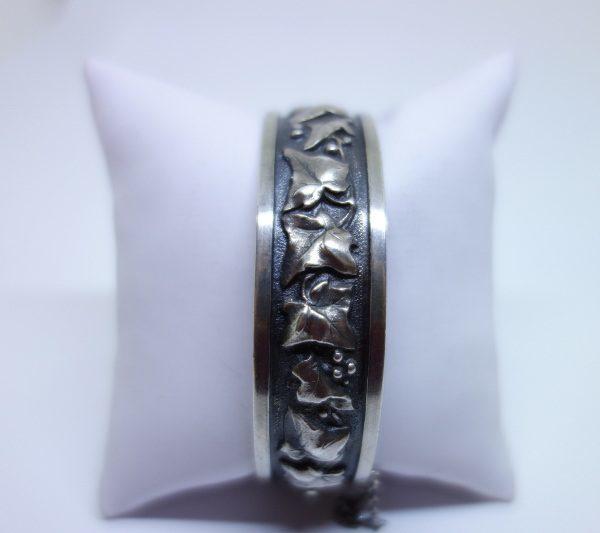 bracelet argent motif art nouveau