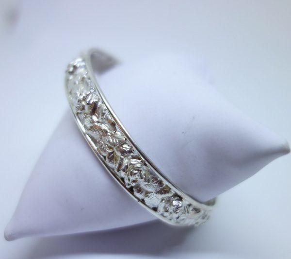 bracelet jonc argent français rare art nouveau