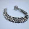 bracelet argent français maillon creux 1900